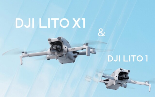 Novos drones DJI Lito 1 e Lito X1 oferecem câmeras 4K a 100FPS e visão panorâmica de 360º a preços acessíveis