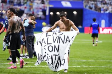 Argentina sob a mira da FIFA por mensagem política solicitada pelo Reino Unido
